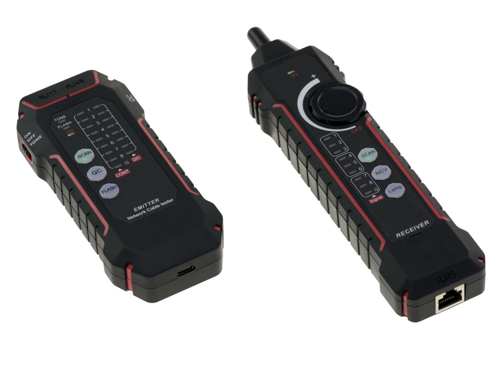 Tester Smart Rete RJ45 RJ11. Mappe QC Guasto Poe Porta Flash Trace