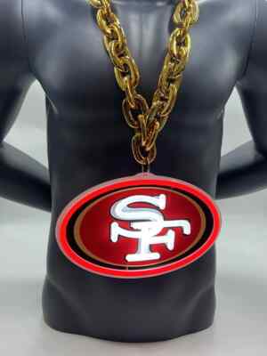San Francisco 49ers LED Neon Light Up Chain- Gold Chain
