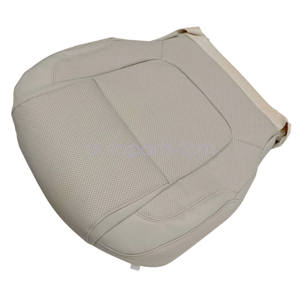 Capa de assento de couro perfurada inferior cinza pedra 2011-15 para Ford Explorer DRIVER - Imagem 4 de 4