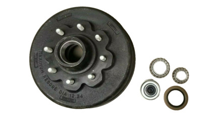 Brake Hub/Drum 12-1/4''x3-3/8'' Fits Dexter Lippert 9/16'' Studs 8000# 8K Trailer
