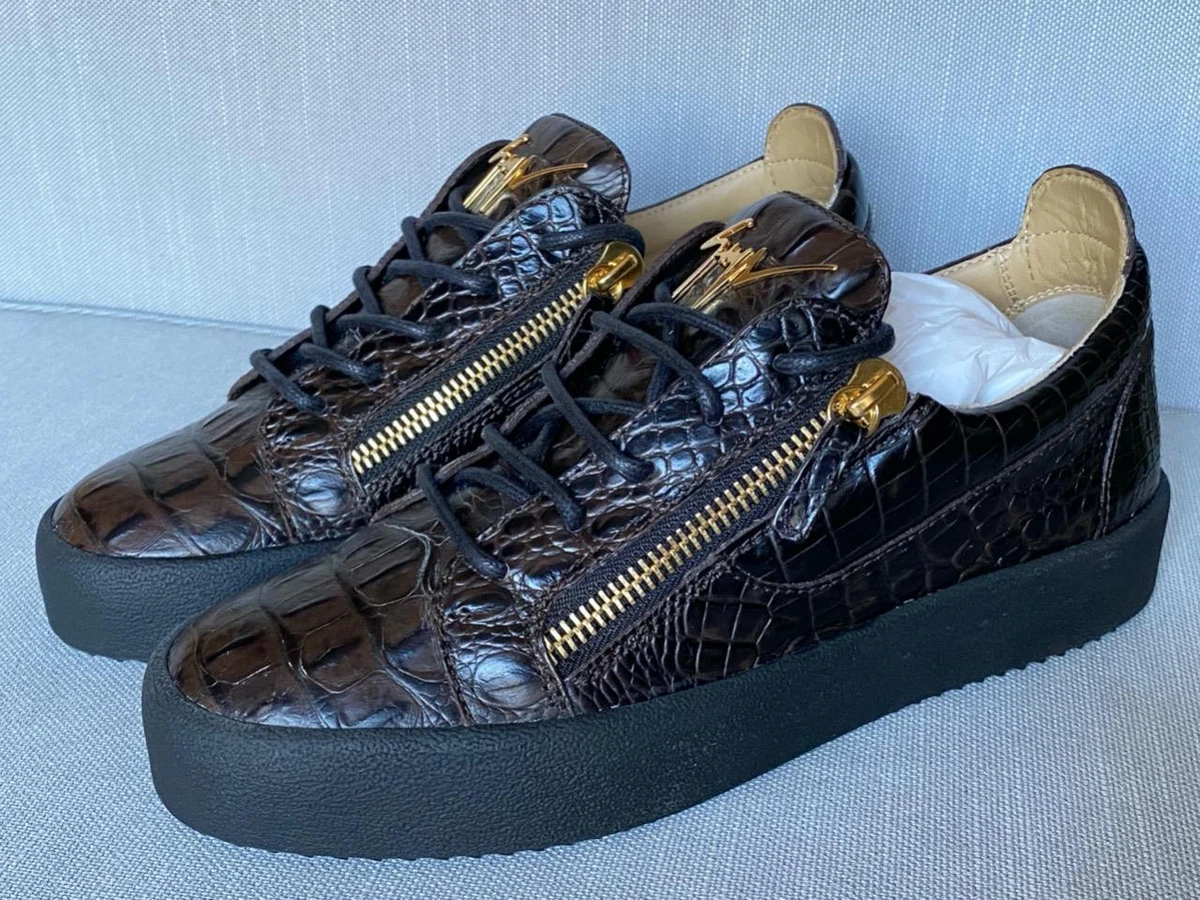 hjælper sekundær blive forkølet Giuseppe Zanotti Low Top Sneakers Trainers UK 6 (EU 40) Brown £540 | eBay