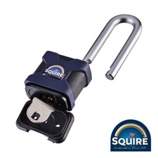 Timco Stronghold Padlock Squire Lock Security 2.5" Long Shackle SS50S/2.5 50mm