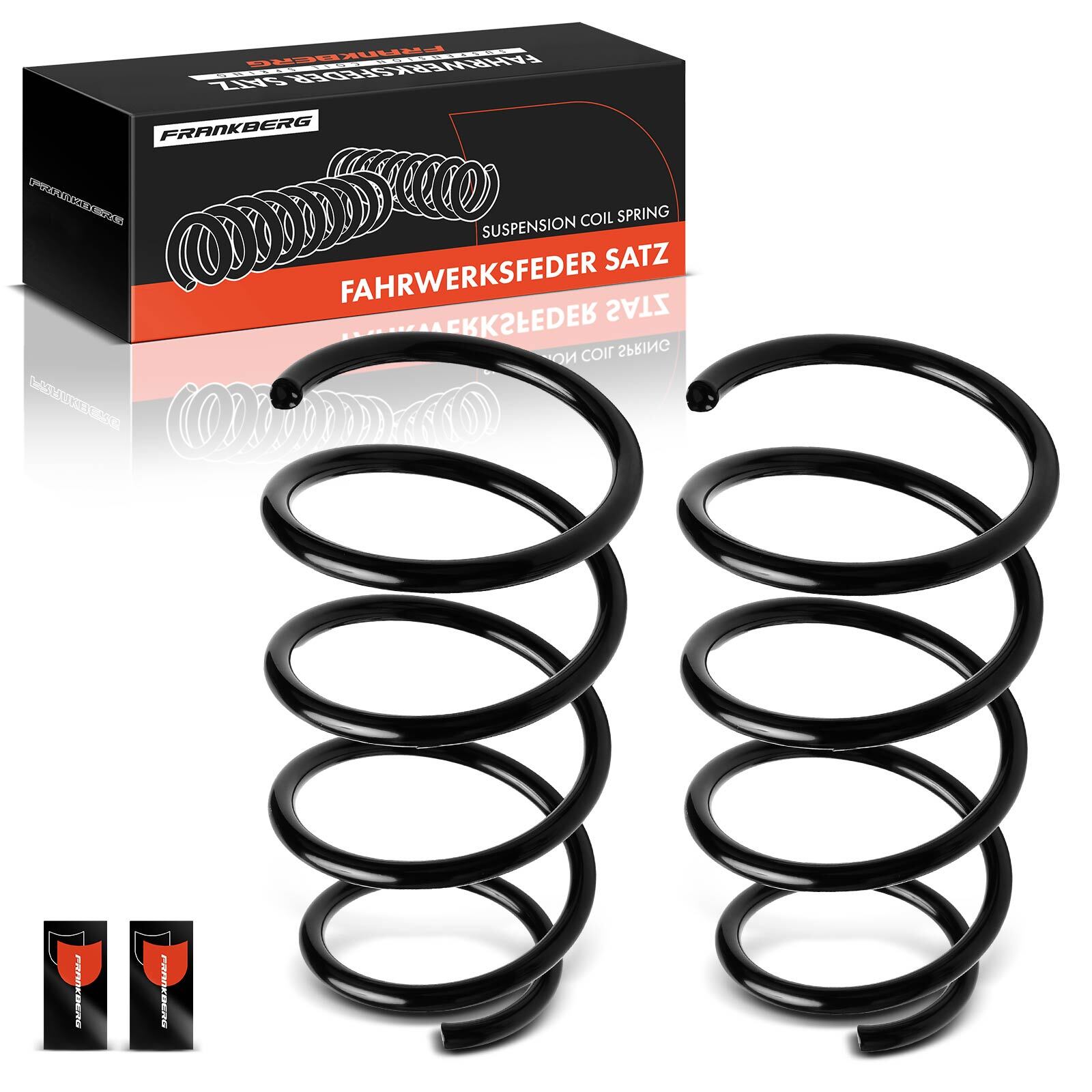 FRANKBERG 2x Coil Spring Set for Toyota Corolla 2001-2007 Prius 2003-2009 Front