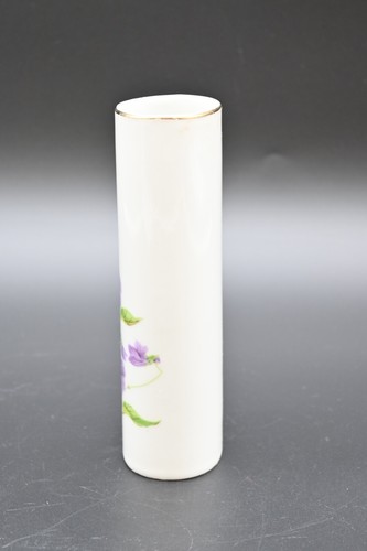 Vintage Ceramic Vase OMC Japanese Porcelain Purple Flower Vase Small Decorative - Picture 3 of 7