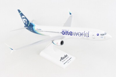 SKYMARKS (SKR1081) ALASKA ''ONE WORLD'' 737-900 (N487AS) 1:130 SCALE MODEL