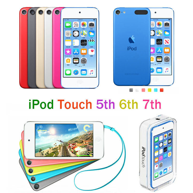 Apple iPod Touch 5, 6, 7th Generation 16/32/64/128/256GB MP4