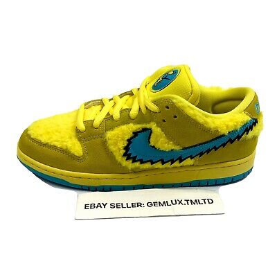 Nike Sb Dunk X Grateful Dead Bears Cj5378 300 Yellow Low Nike Sb Dunk X Grateful Dead Bears Cj5378 300 Yellow Low