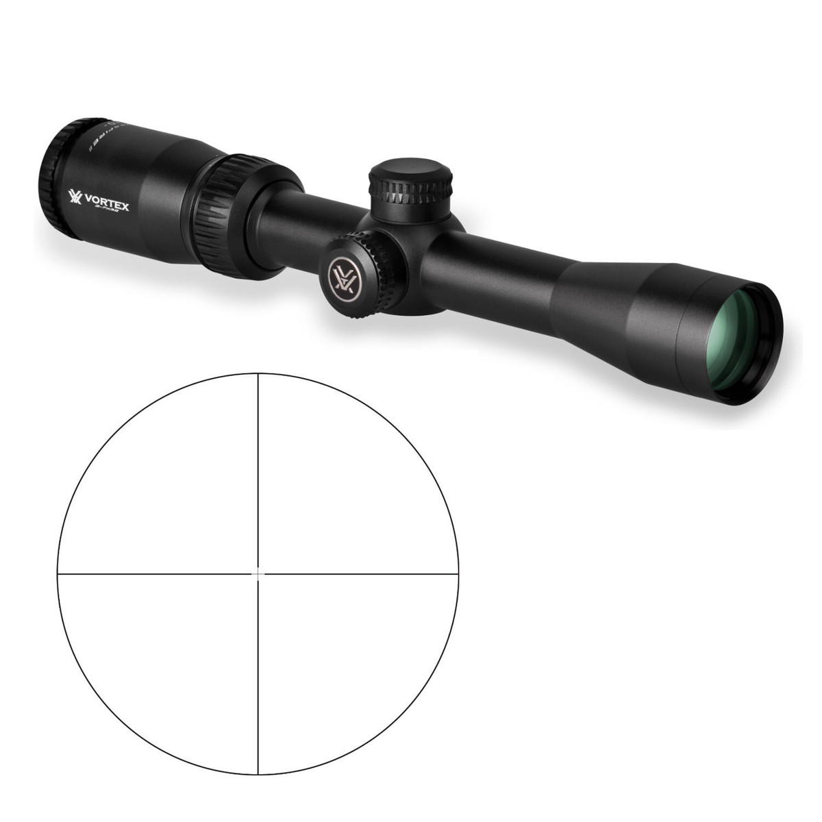 Vortex Crossfire II 2 7x32 Riflescope V Plex MOA Reticle with 1