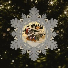 Pittiplatsch Fensterbild RATAGS LED Erzgebirge Weihnachten Deko Pitti Rodel