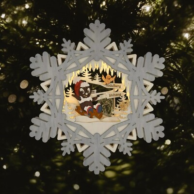 Pittiplatsch Fensterbild RATAGS LED Erzgebirge Weihnachten Deko Pitti Rodel