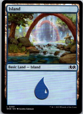 Magic the Gathering Island #269 Wilds of Eldraine MTG Free Shipping!