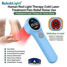 Cold Laser Therapy at Home Gym Office 1760mW for Human Shoulder Neck Anti Pain
