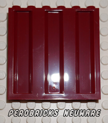 Lego 1 x Panel 1x6x5 dark red Wellprofil #23405 NEUWARE