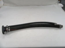 PERKO GAS FILL & TANK VENT WITH (2) FUEL HOSES & (5) CLAMPS BLACK MARINE BOAT