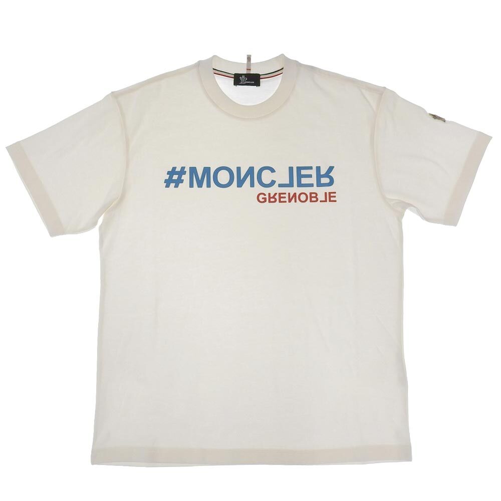 MONCLER ホワイトTシャツ Mサイズ MONCLER ホワイト Tシャツ Mサイズ