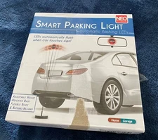 NEW! Smart Parking Light W/Adjustable Height & Automatic Flashing LED Stop Sign 