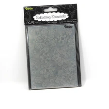 Retired Darice SNOWFLAKES Winter Holiday Christmas Embossing Folder