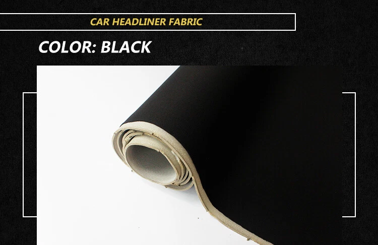 Car Headliner Fabric Foam Back Upholstery Roof Liner Saggy Aging Replace 86"x60" Foto 2 de 4