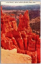 1950's Little Bryce Canyon National Park Utah UT Red Rocks Posted Postcard