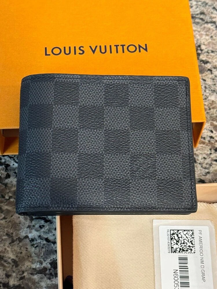 Louis Vuitton Damier Graphite Bifold Wallet PF.AMERIGO.NMD.GRAP