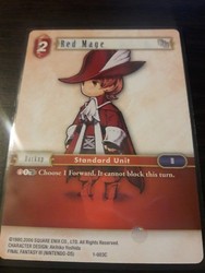 Final Fantasy TCG Opus I Red Mage 1-003C Common