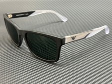 EMPORIO ARMANI EA4224 500171 Matte Black Green Men's 57 mm Sunglasses