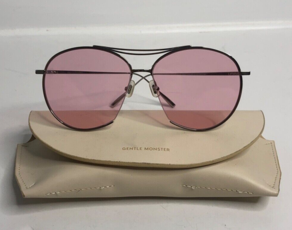NWOT Gentle Monster Silver Pink Lens Jumping Jack Titanium NWOT Gentle Monster Silver Pink Lens Jumping Jack Titanium