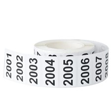 Consecutively Numbered Labels 1.5 x 0.79 Inch Self-Adhesive Inventory Numbere...
