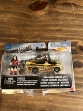 Hot Wheels DC Justice League Amazonian Warrior Set Wonder Woman Mattel 4+