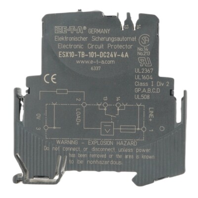 1PCE ESX10-TB-101-DC24V-4A Electronic Circuit Protector