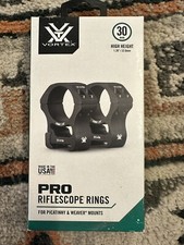 Vortex Optics Pro Series 30mm High Height Riflescope Rings for