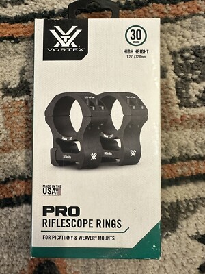 Vortex Optics Pro Series 30mm High Height Riflescope Rings / NEW / Ships Fast!