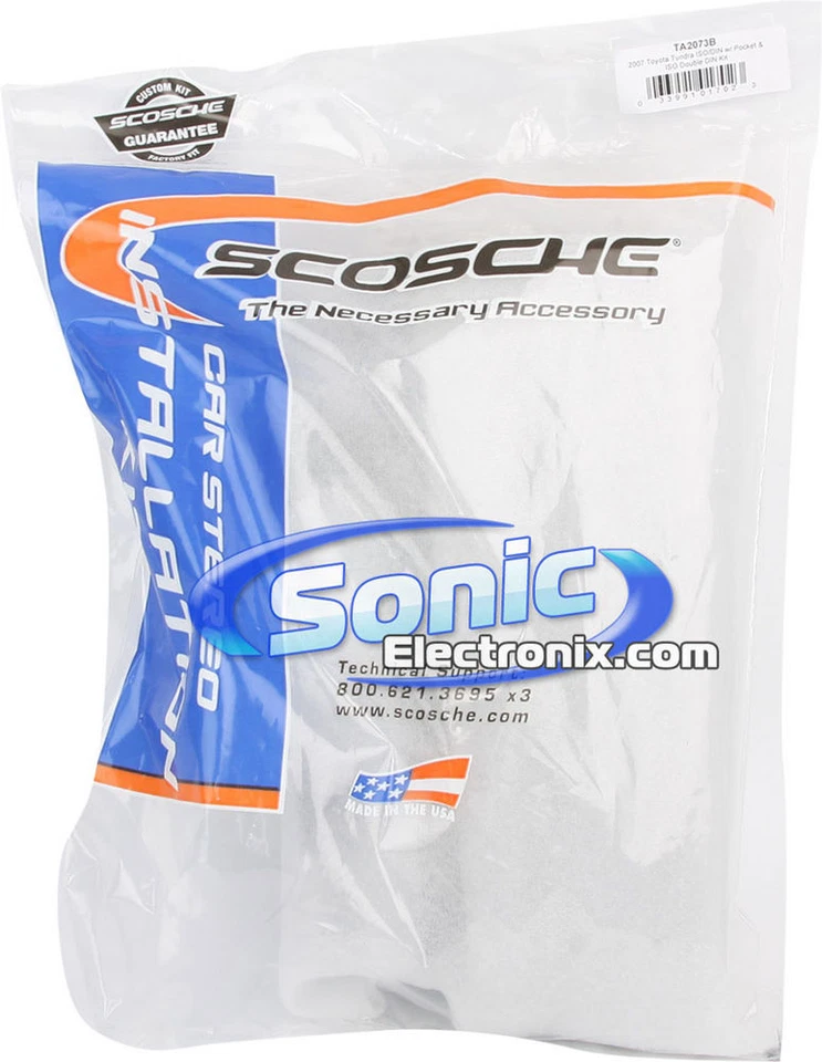 Scosche TA2073B Single/Double DIN Installation Dash Kit for Select 2007+ Toyota - Image 4 of 4