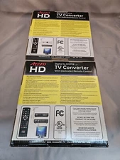 2 Digital to Analog TV Converters w/ Remote Control DTA1050D &DTA1080D Access HD