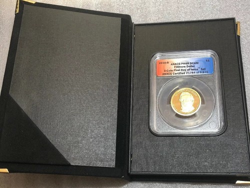2010 S Millard Fillmore ANACS - PR69 DCAM First Day of Issue Dollar Coin - Picture 2 of 9