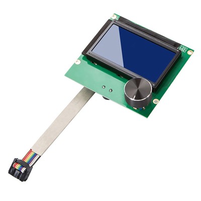 LCD Display Screen Replace Part W/ Cable For Creality Ender 3 / 3 Pro 3D Printer