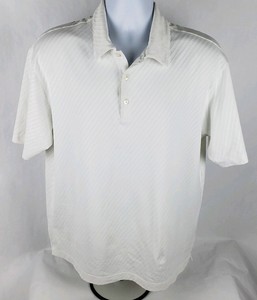 Nike-Fit-Dry-Mens-Polo-Shirt-Sz-M-Med-Tiger-Woods-Collection-White-Short-Sleeve