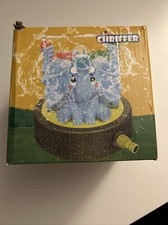 Outdoor Blue Rotating Elephant Outdoor Summer Fun Sprinkler Chriffer 