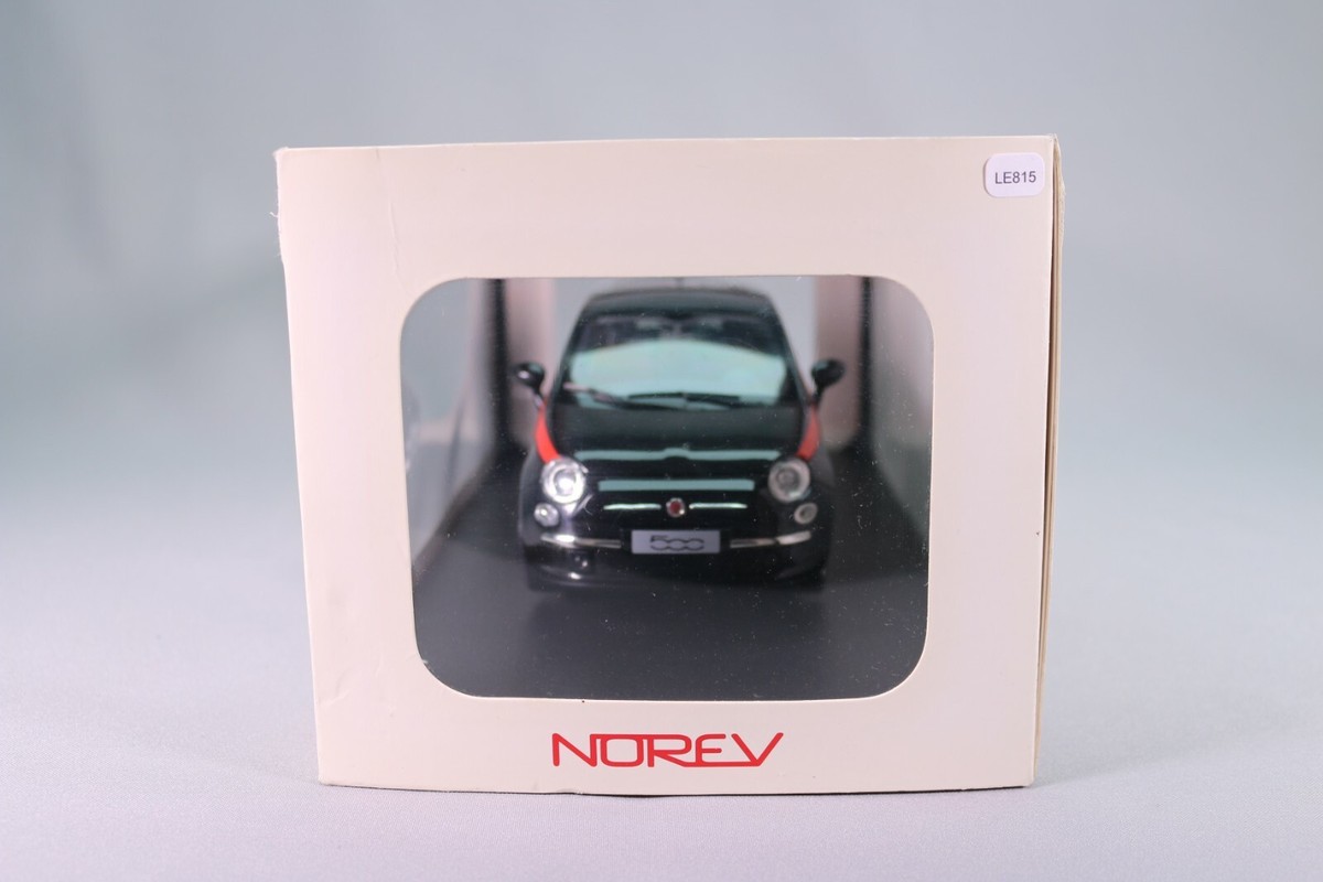 NOREV 1/18 Fiat Nuova 500 – Noire – LE815 – Collection