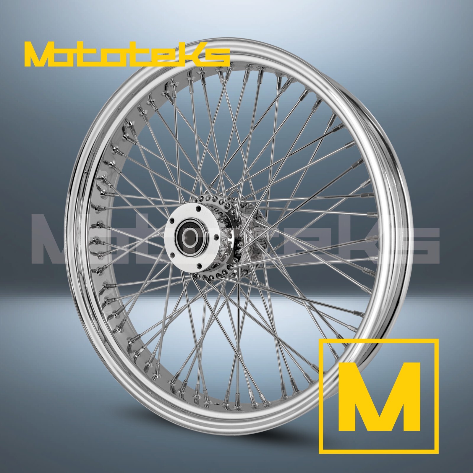 21X2.15 60 SPOKE WHEEL STAINLESS FOR HARLEY SPORTSTER DYNA FRONT RIM (TR)