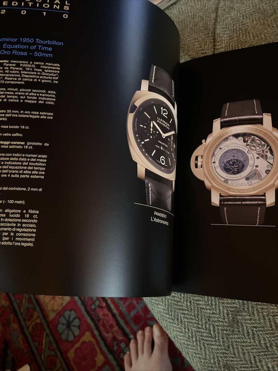 Livre Panerai Édition Spéciale 2008-2012 - Pour Collectionneurs De Montres