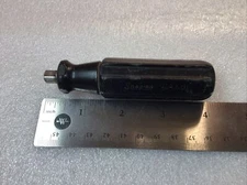 Snap-On#TM-40 - 1/4” Socket Wrench Driver, 4” Long Octo. Black Handle, -USA-NICE