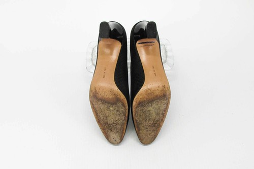 Salvatore Ferragamo Womens Shoes A65RA Size 9 AAA Pump Cap Toe Heel Pre Owned xq - Picture 7 of 12