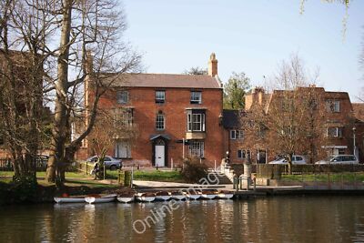 Foto 12x8 Ruhiger Fluss Stratford-upon-Avon Dieses schöne historische Haus Overl c2011