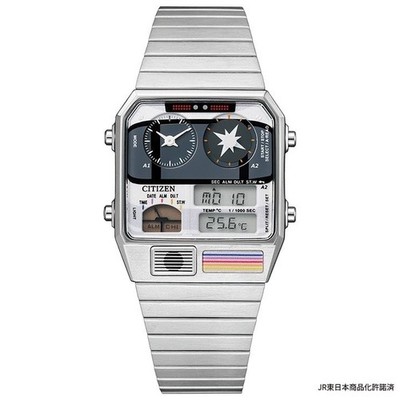 CITIZEN Ana-Digi Temp 140th Anniversary Ueno Station Cassiopeia