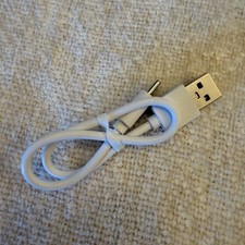 USB A to Micro USB C Charging Cable White 12  