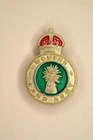 WW2 WOMENS LAND ARMY VETERANS MILITARY ARMED FORCES CAP LAPEL ENAMELLED BADGE