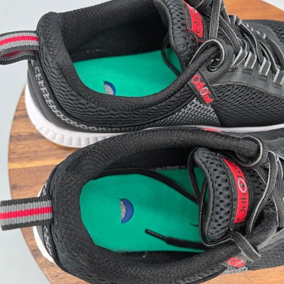 Orthofeet Shoes Mens 11.5 EE Wide Black Mesh Walk Orthopedic Sneakers NO INSOLES Orthofeet Shoes Mens 11.5 EE Wide Black Mesh Walk Orthopedic  main image 3