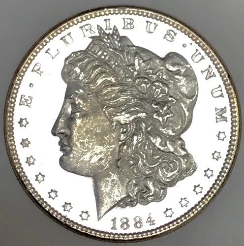 1884 P MORGAN SUPERSTAR DMPL! MS+++++DEEP GLASSY MIRRORS! ALL STAR GEM NR #64423