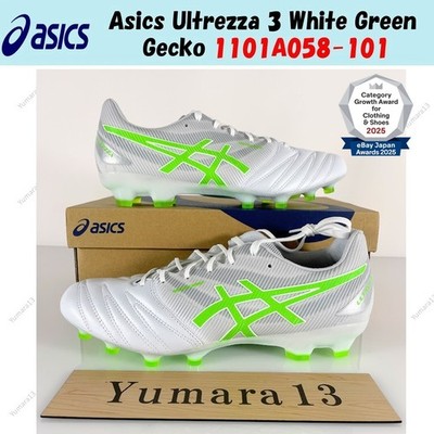 Asics Ultrezza 3 White Green Gecko 1101A058-101 Men's Size